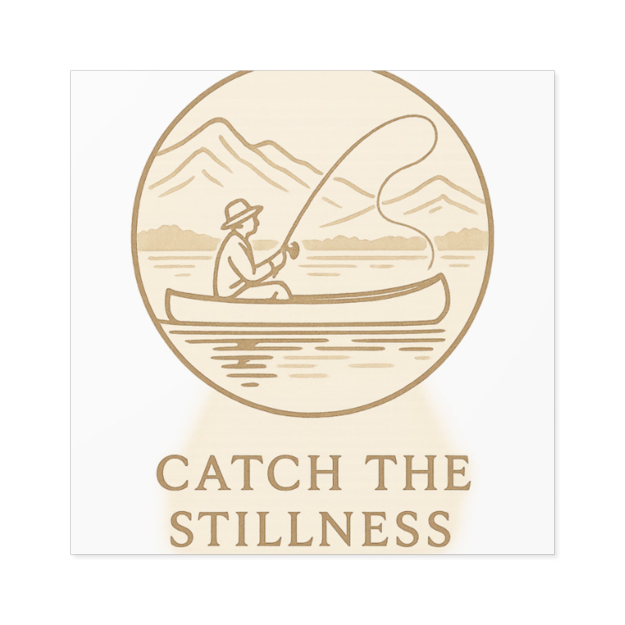Nature-Inspired Square Stickers