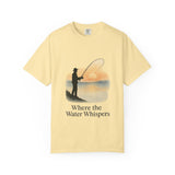Where the Water Whispers Unisex Fishing T-Shirt