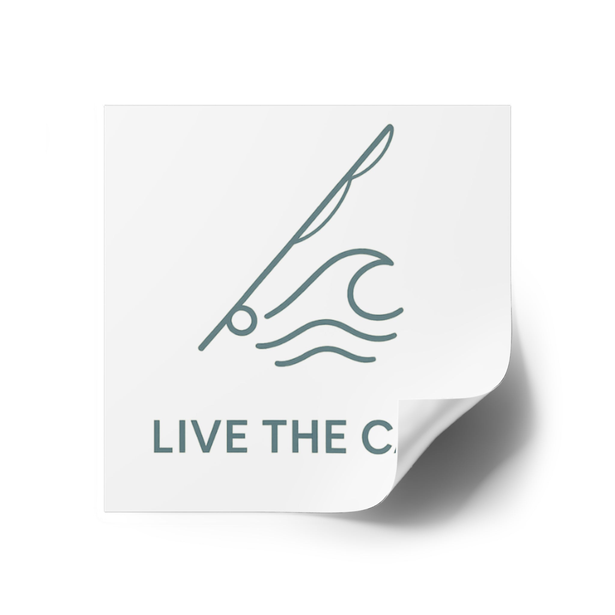 Live the Cast Fishing Stickers
