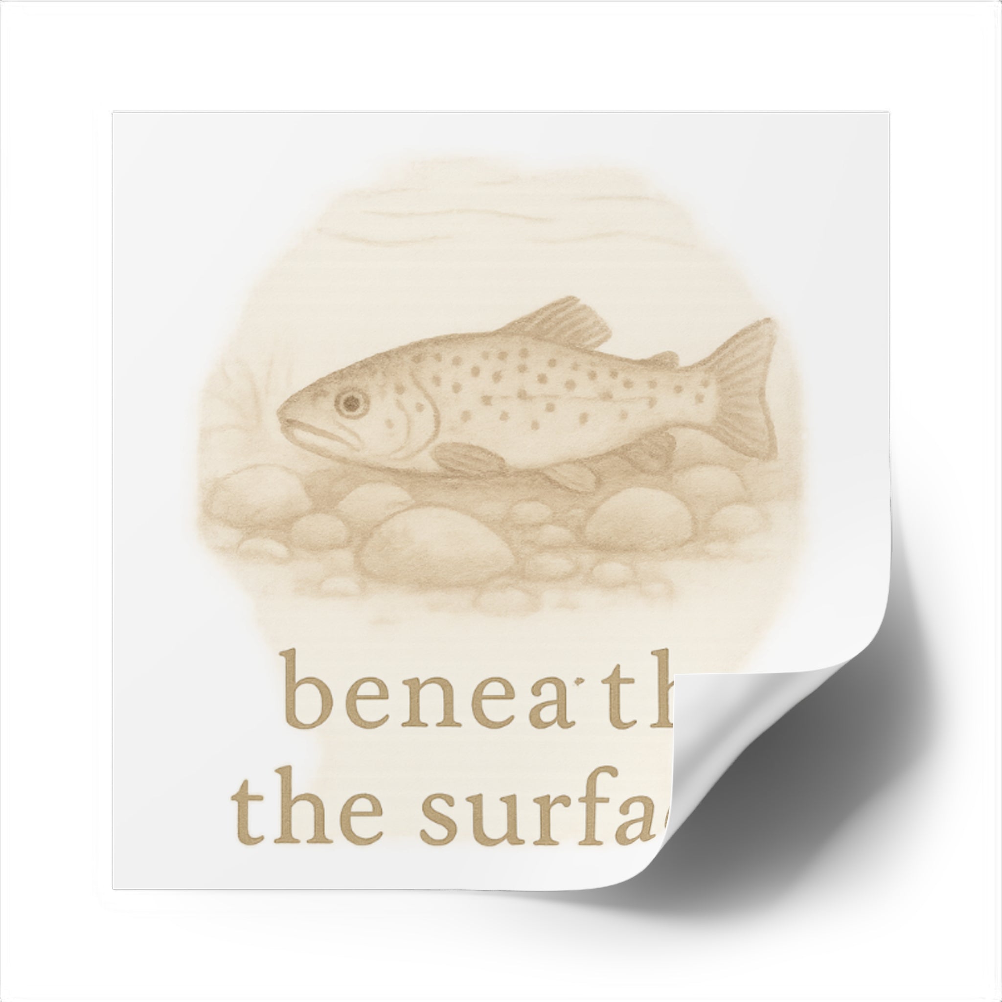 Beneath the Surface Fish Stickers