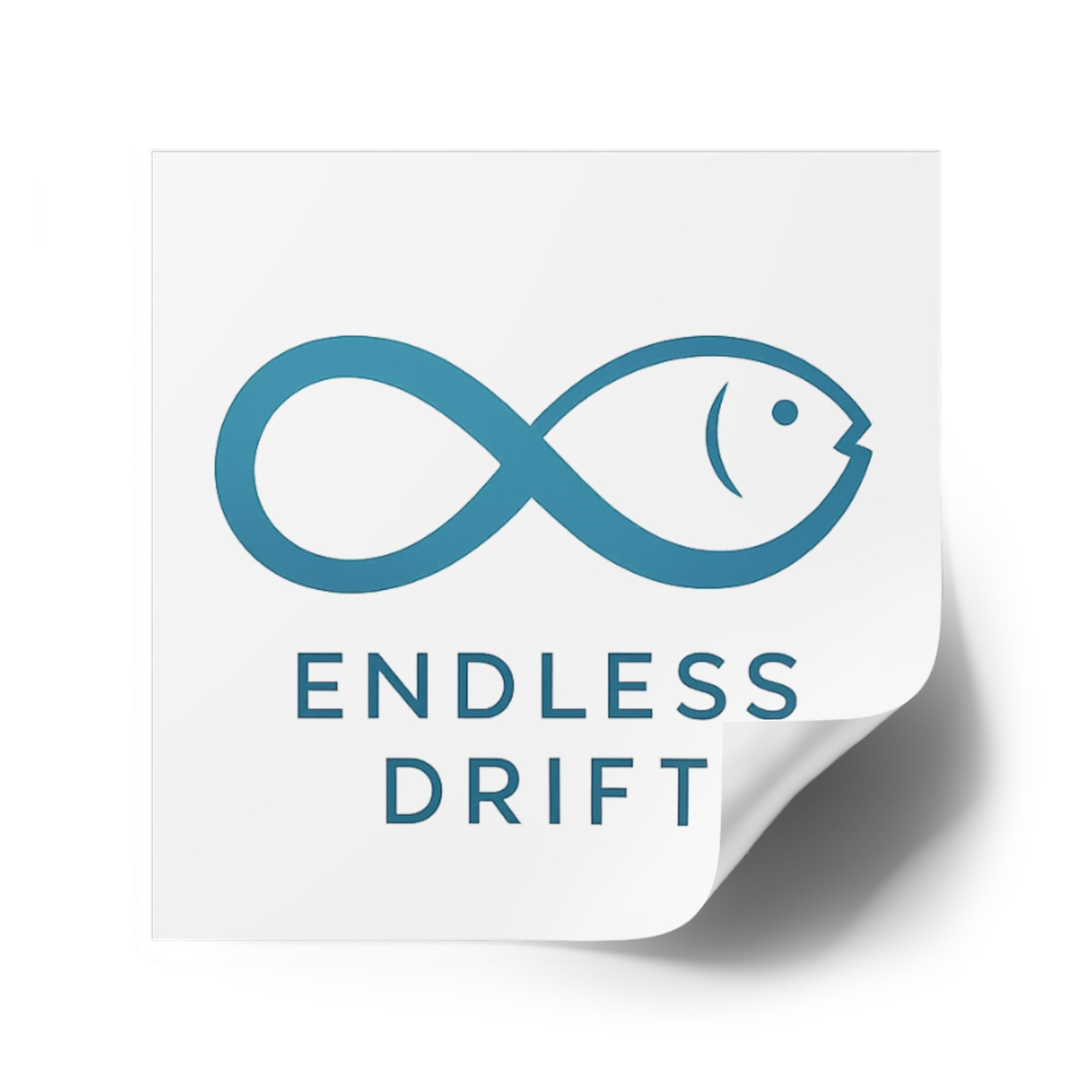 Endless Drift Square Stickers