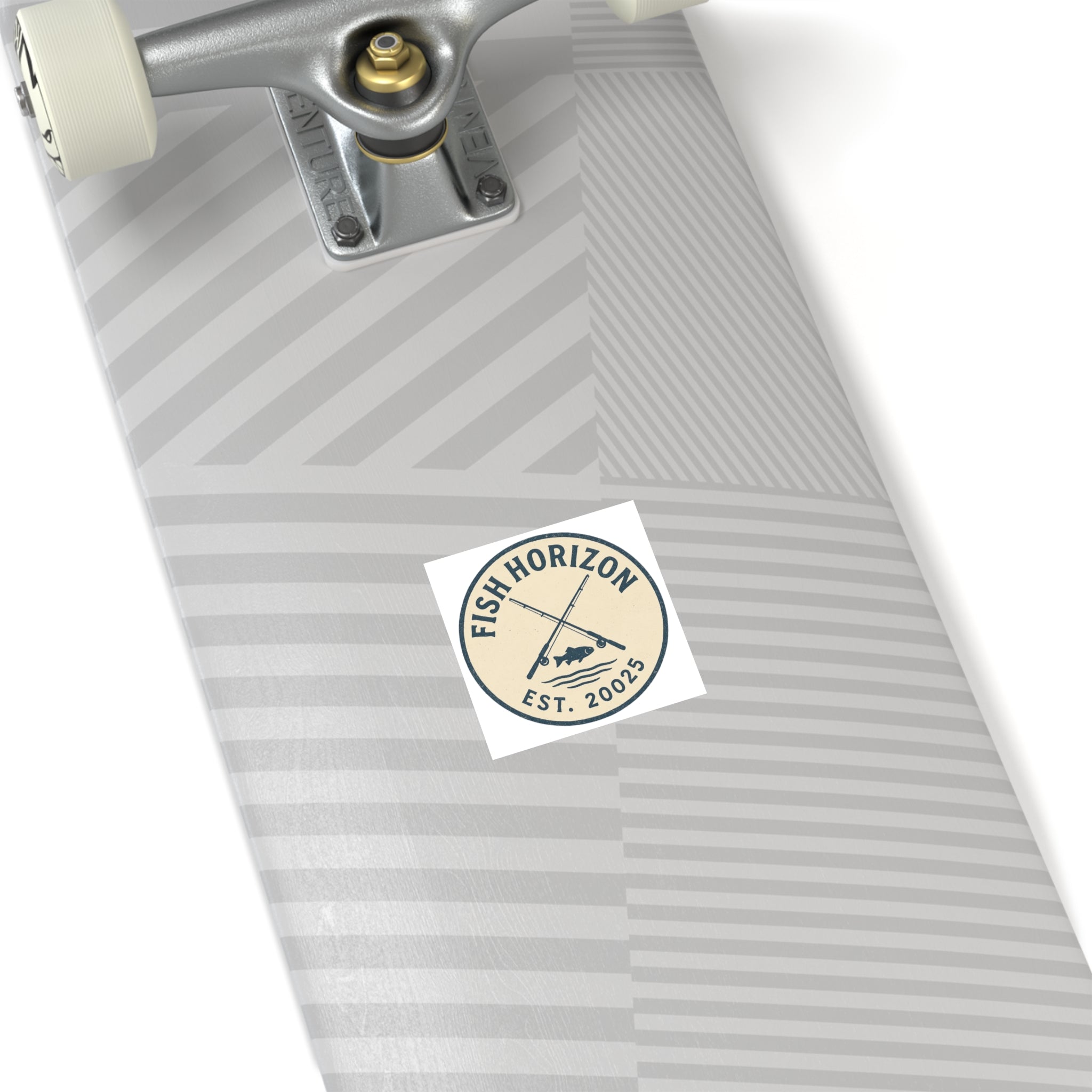 Fish Horizon Square Stickers