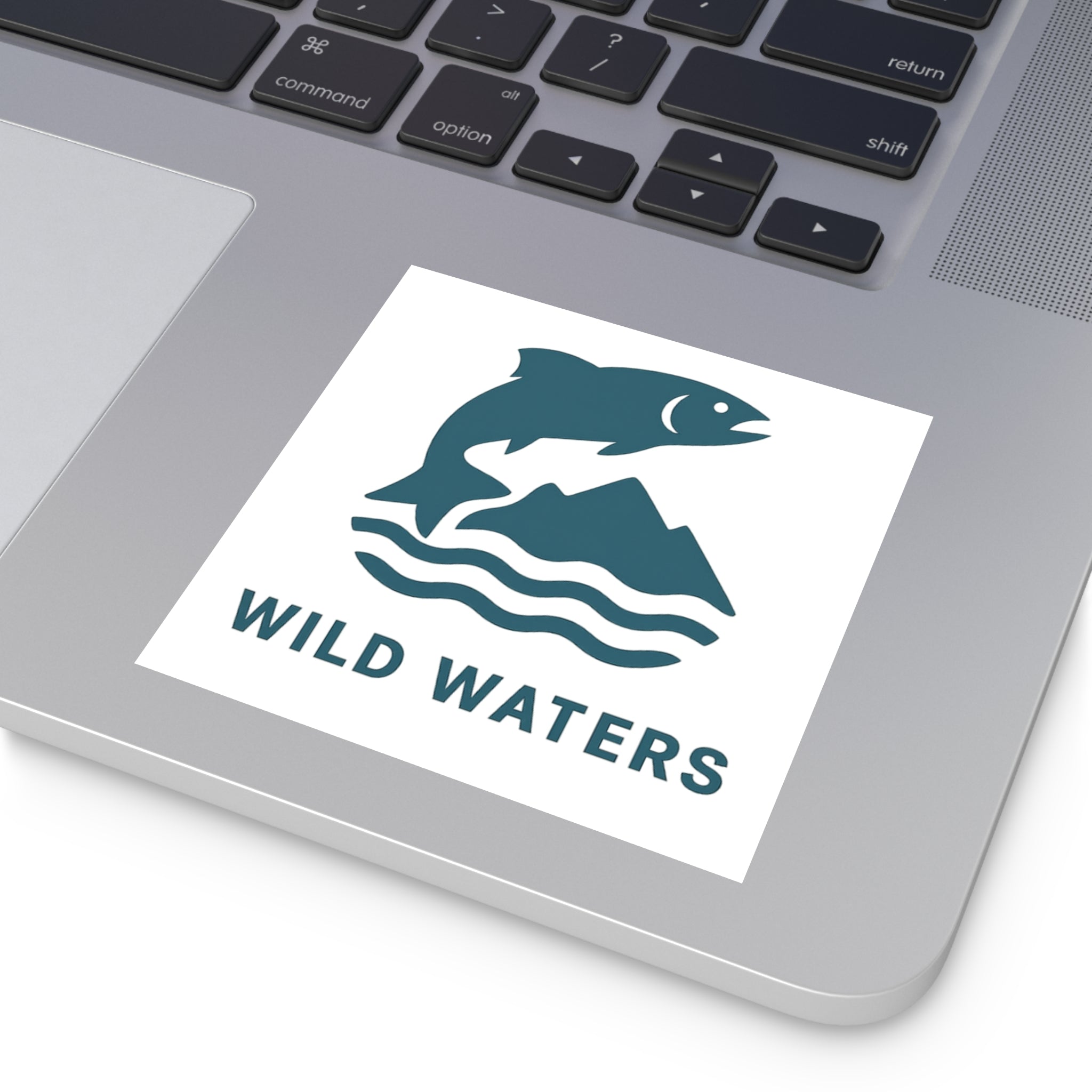 Wild Waters Outdoor Square Stickers
