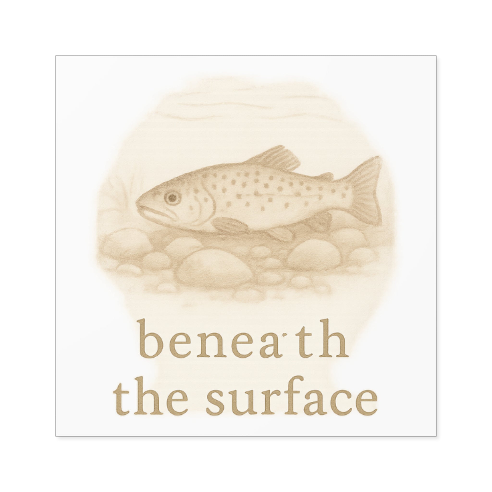 Beneath the Surface Fish Stickers